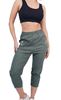 Picture of CURVY GIRL THREE QUARTER STRETCH COTTON CROP TROUSER